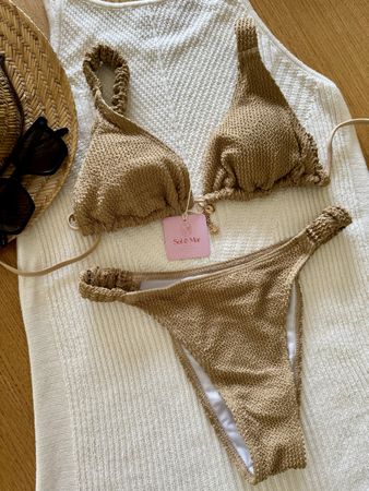 💣LAST CHANCE ❗️Bikini Beige Gr. S – NEU – Gratis Versand