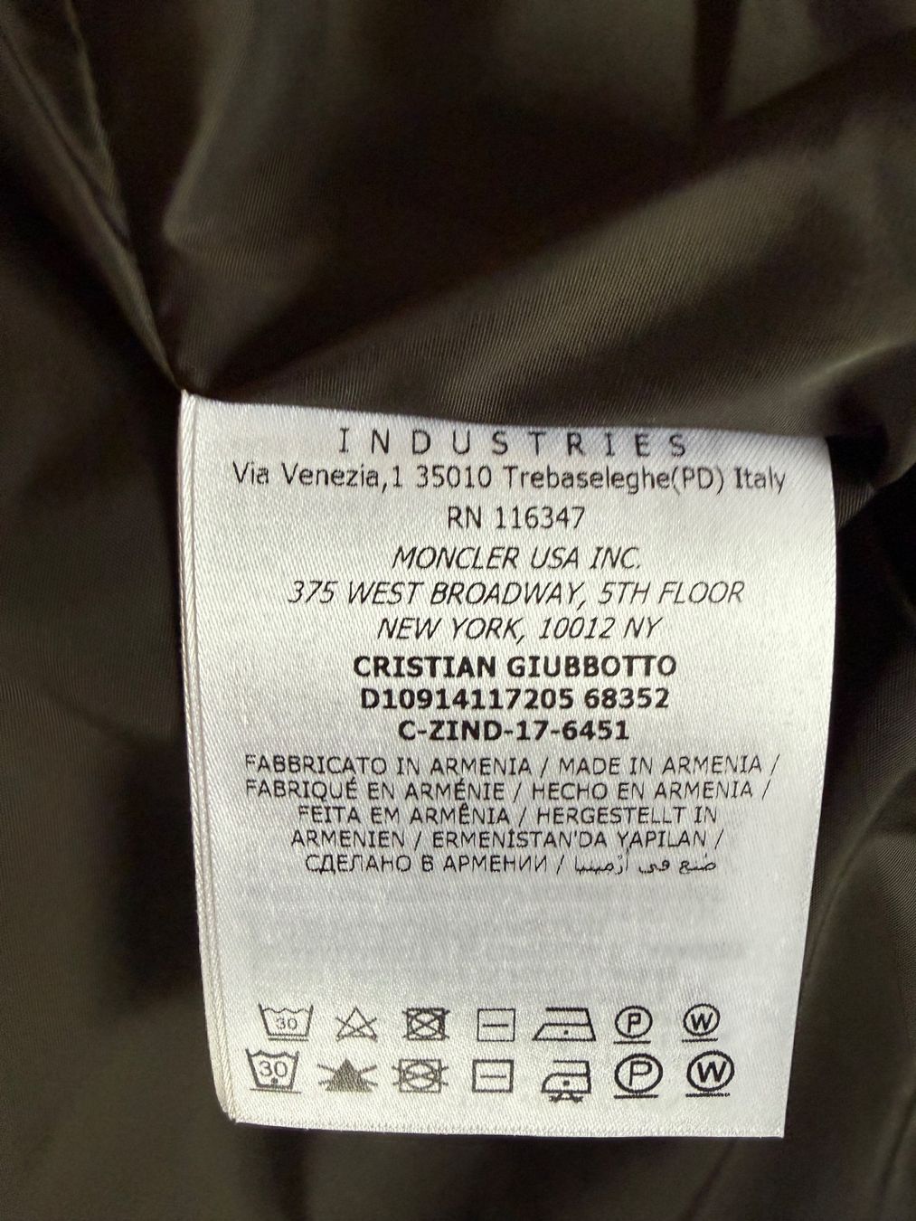 Moncler Giacche: Moncler Übergangsjacke Herren – Nuovo (secondo la descrizione) da Luzern venduto da Luxury82 9