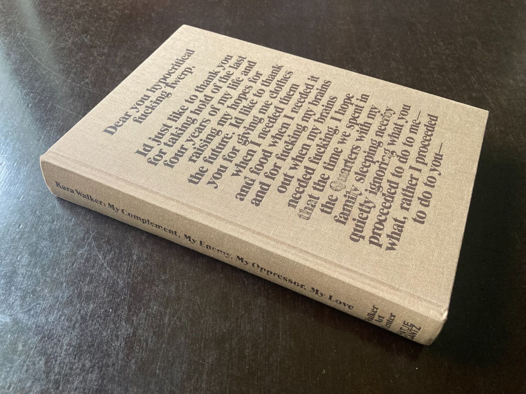 Libri: Kara Walker: My Complement, My Enemy, My Oppressor, My Love – Usato da zürich venduto da Tombola8