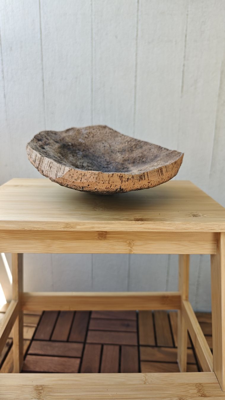 Toutes les décorations: Natural Cork Bark Bowl Decorative Object Handmade Unique – Neuf avec emballage d'origine à Zürich par Mgaiovitoria 4