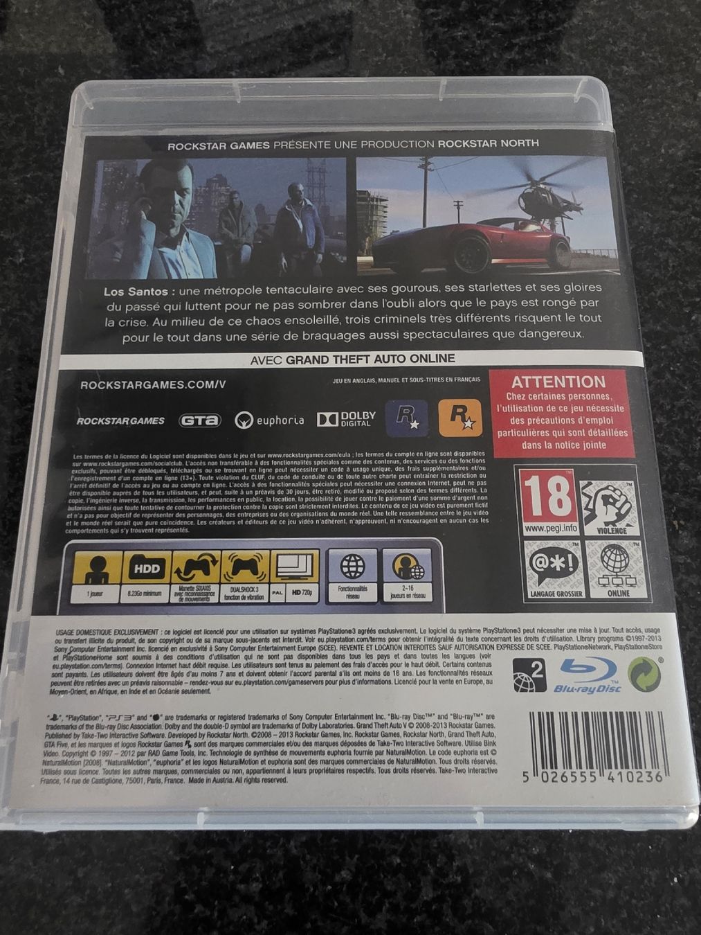 Giochi: GTA 5 PS3 – Usato da Chavornay venduto da Crash37 1