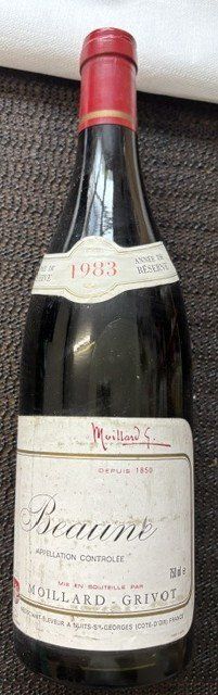 Vino: 4 Fl. Beaune Appellation Controllée 1983 - Moillard-Grivot – Usato da Stallikon venduto da Weinhandel