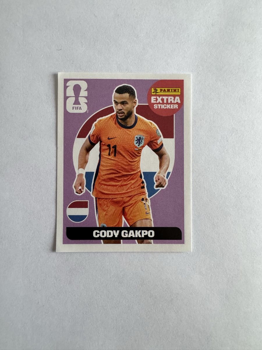 Panini Carte collezionabili: Extra Sticker Panini - CODY GAKPO – Nuovo e nell'imballaggio originale da Bassecourt venduto da Eagle1903