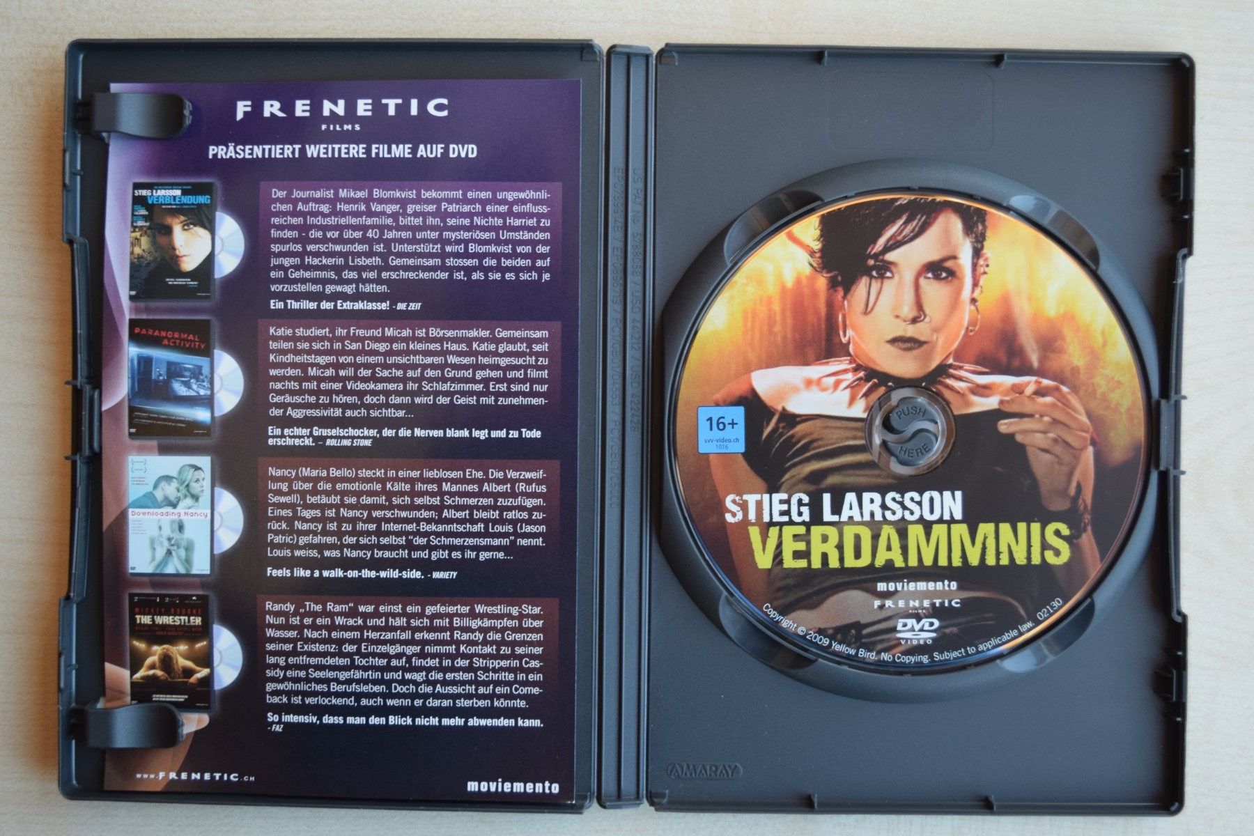 Tutti i DVDs: VERDAMMNIS (138) – Usato da Reutigen venduto da DONDON55 3