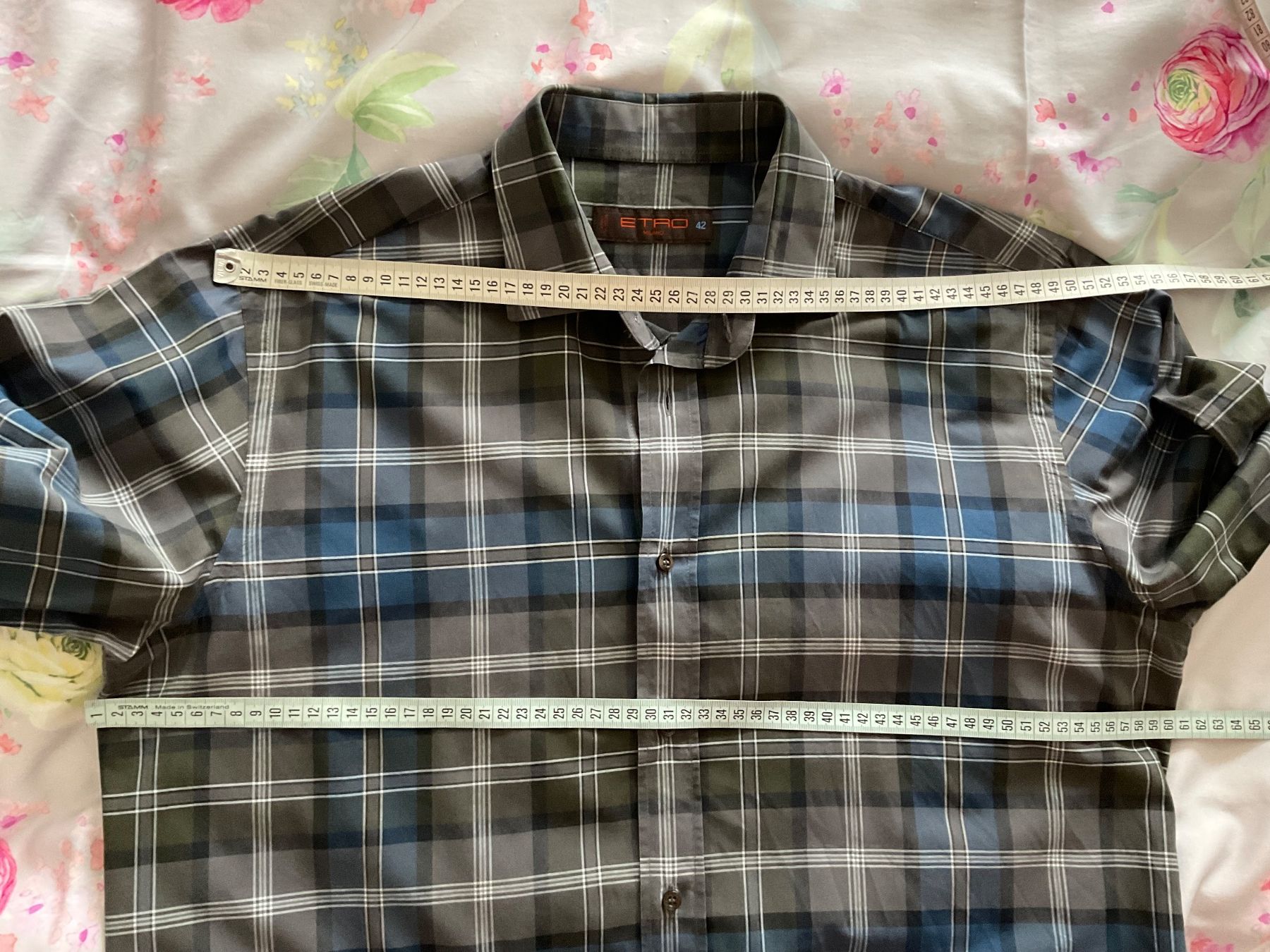 Etro Camicie: ETRO Milano Herren Hemd Gr 42 – Usato da Urdorf venduto da alda02 4