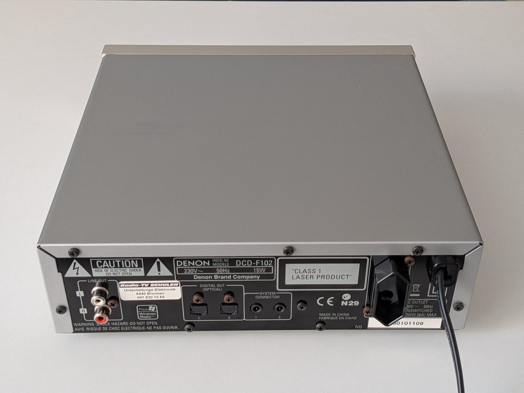 Denon Multimediaplayer & Streamer: Denon DCD-F102 CD-Player (Versand möglich) – Gebraucht aus Wallisellen von Yurito 5