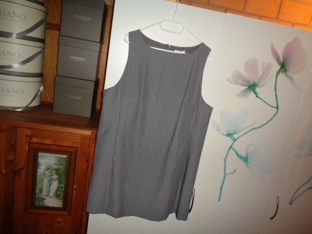 *** Kleid mit feinen Streifen &Futter /Taschen H&M