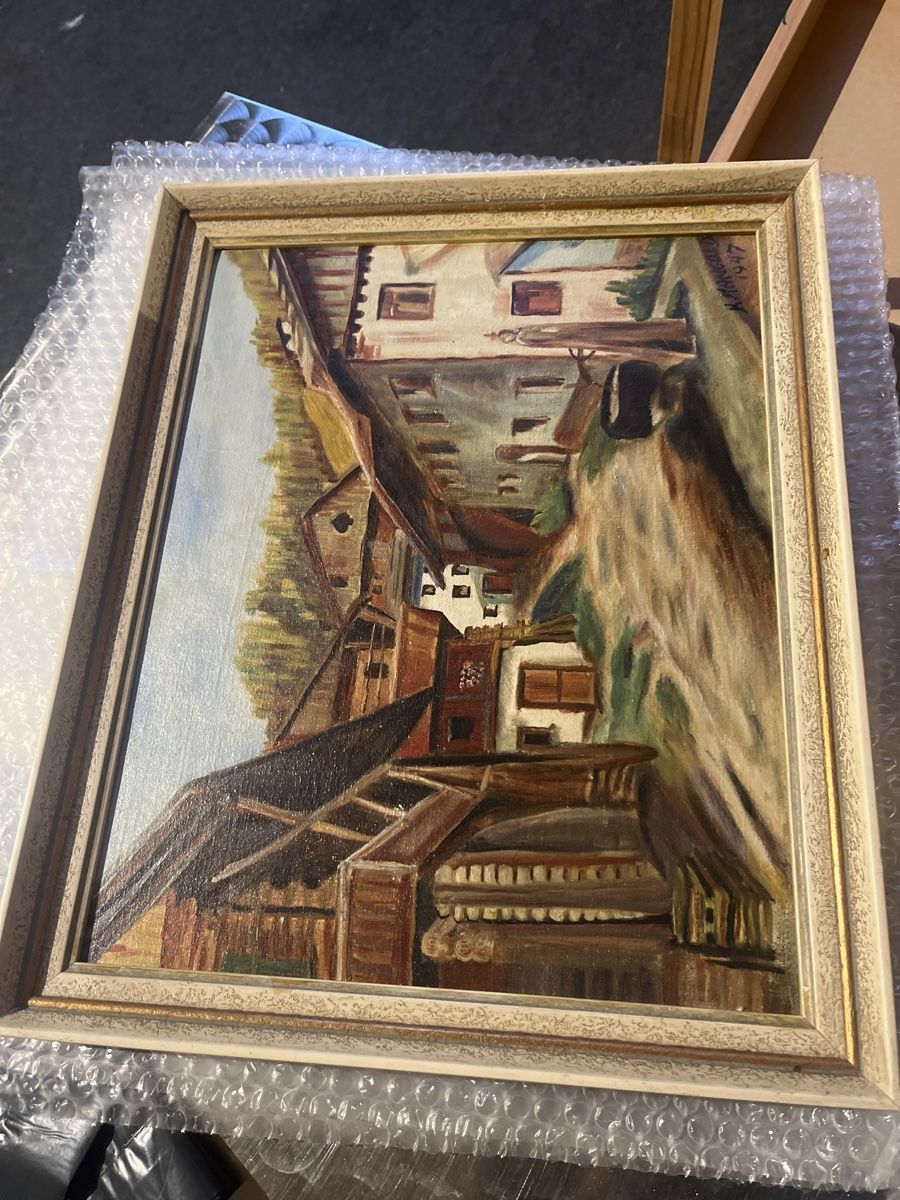 Gemälde: Ölbild K.Mangold 1947 – Gebraucht aus Uznach von  4