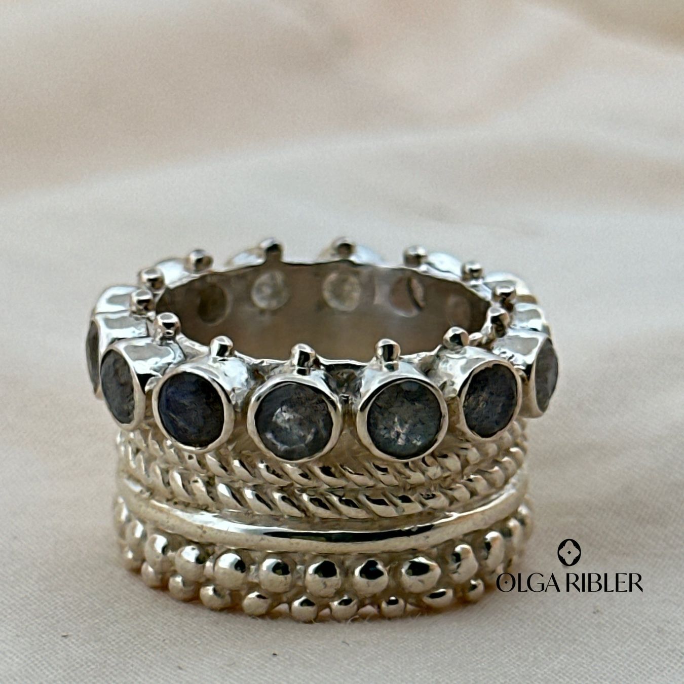Olga Ribler Ringe: Memory Silber Ring 925 Grösse 55 mit Labradorite – Neu (gemäss Beschreibung) aus Luzern von Schmuckoutlet 6