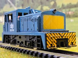 blaue british Rail Diesel Rangierlokomotive _ D2790 _ Spur N