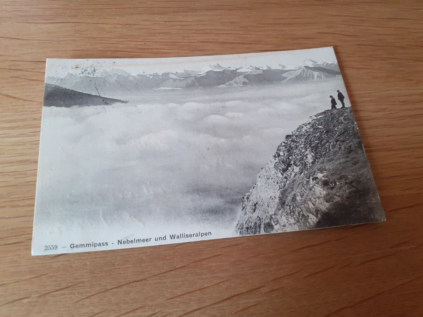 Cartoline postali: GEMMI PASS - NEBEL MEER - WALLISER ALPEN - 1913 – Usato da Winterthur venduto da Ornyx7