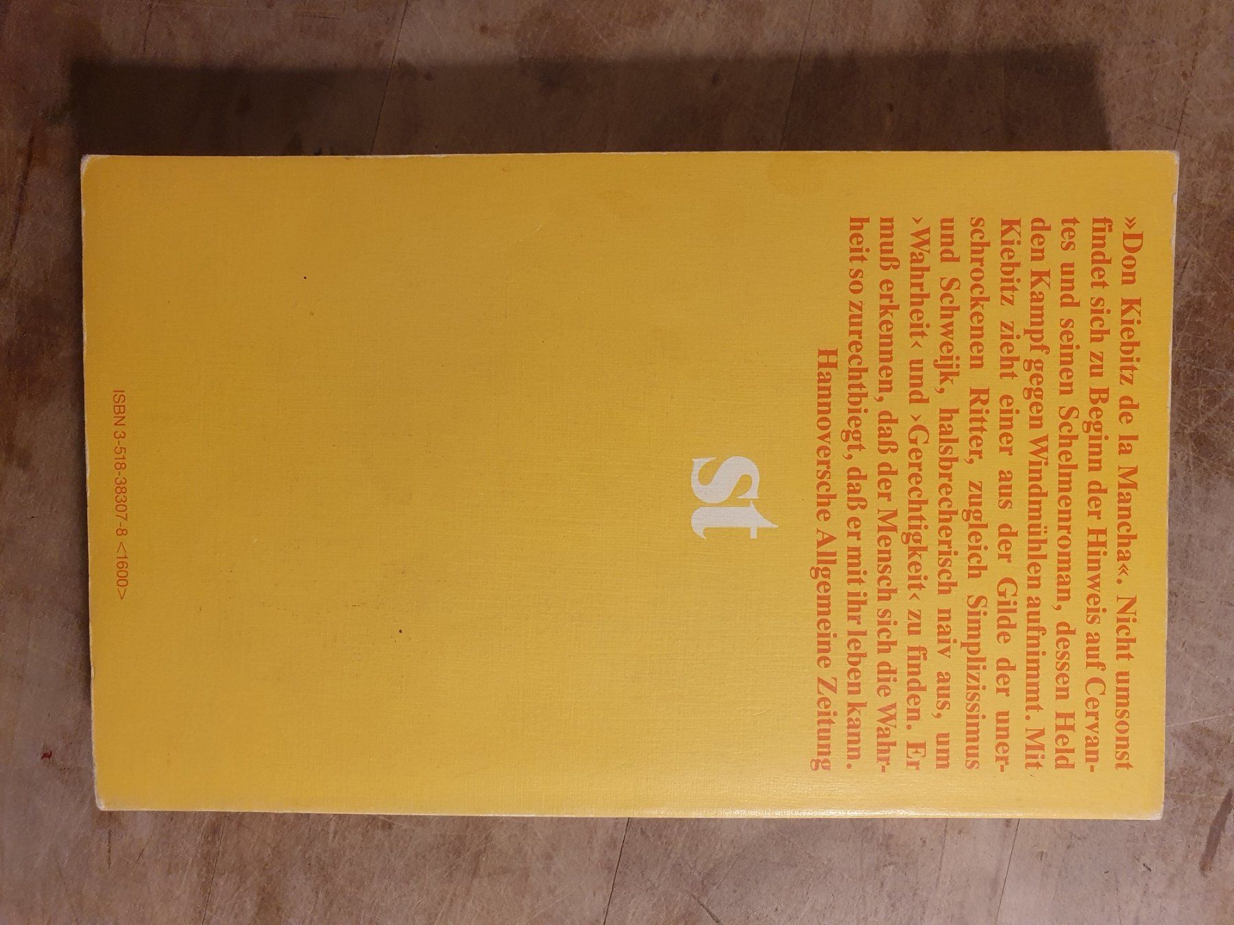 Libri: Kiebitz André Kaminski Suhrkamp – Usato da Zürich venduto da loosebone 1