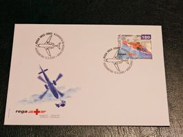 Ersttagsbrief, 50 Jahre Rega, 2002, Zürich
