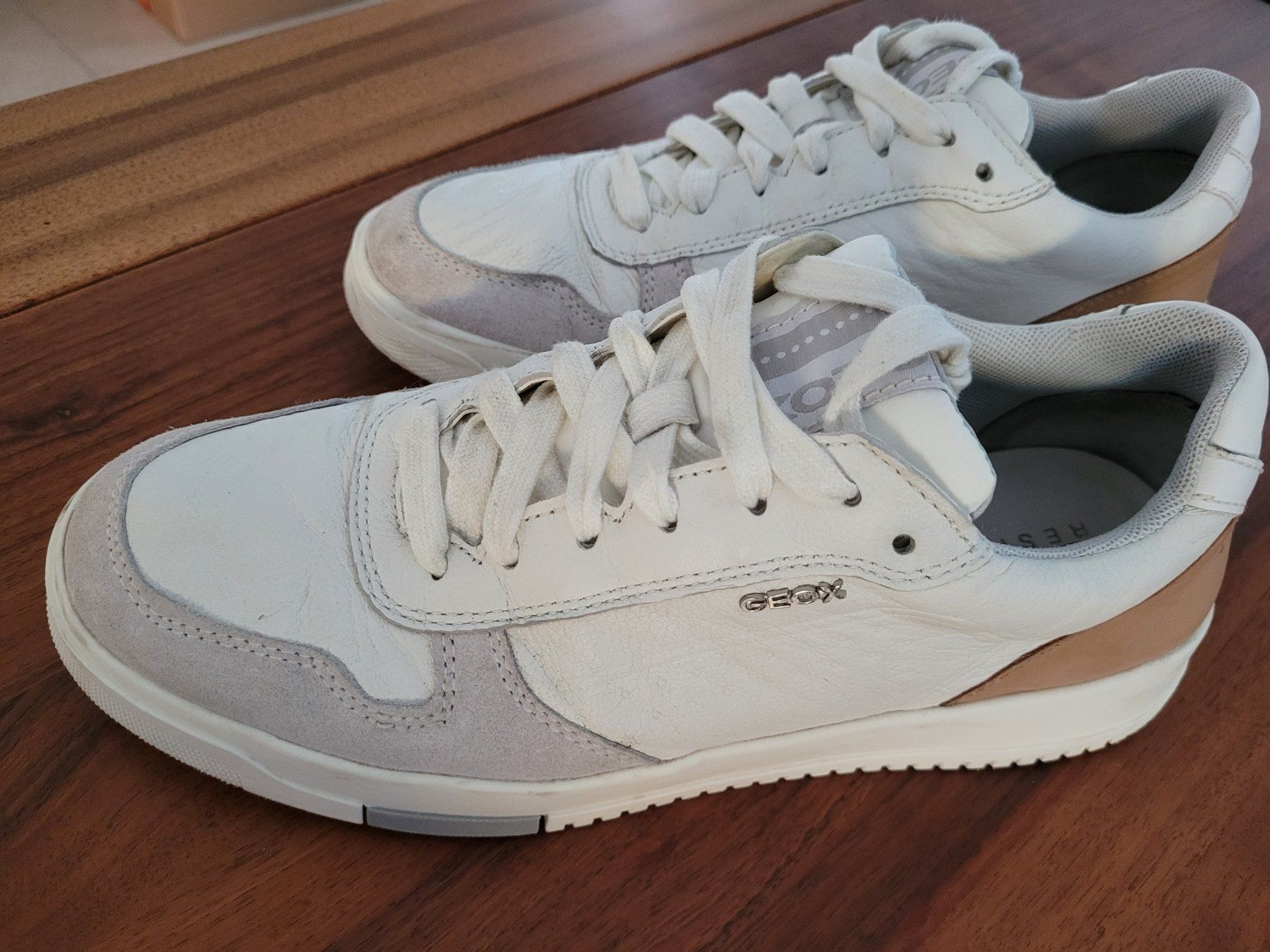Geox Scarpe da uomo: bequemerr Geox Echtleder Herren-Freizeitschuh, Gr.40 – Usato da Birrwil venduto da Mischabel1