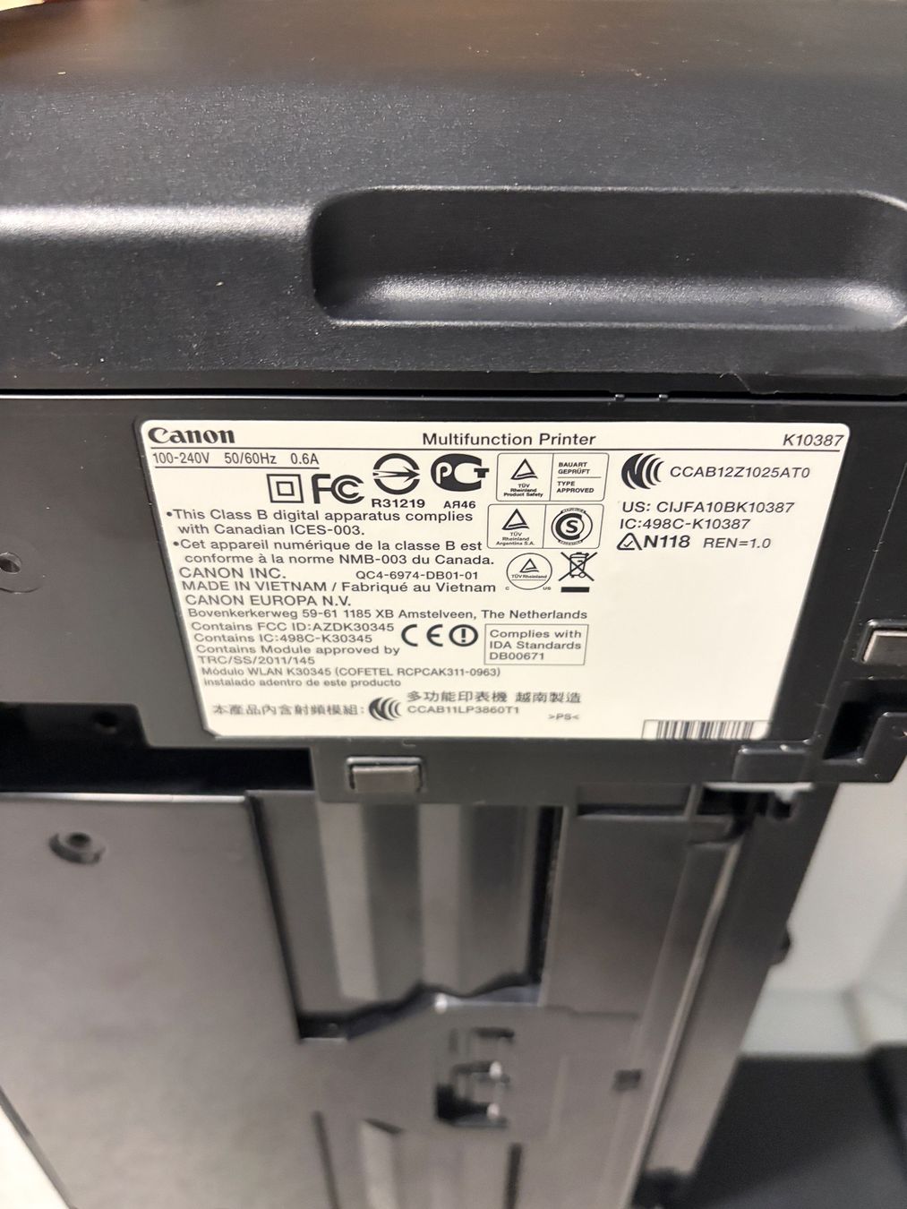 Canon Stampanti: Canon MX455 Multifunktionsdrucker guter Zustand – Usato da Wetzikon ZH venduto da uelivernetzt 4