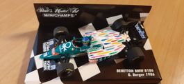 Benetton B186 BMW   Gerhard Berger  F1 1986  Minichamps 1:43