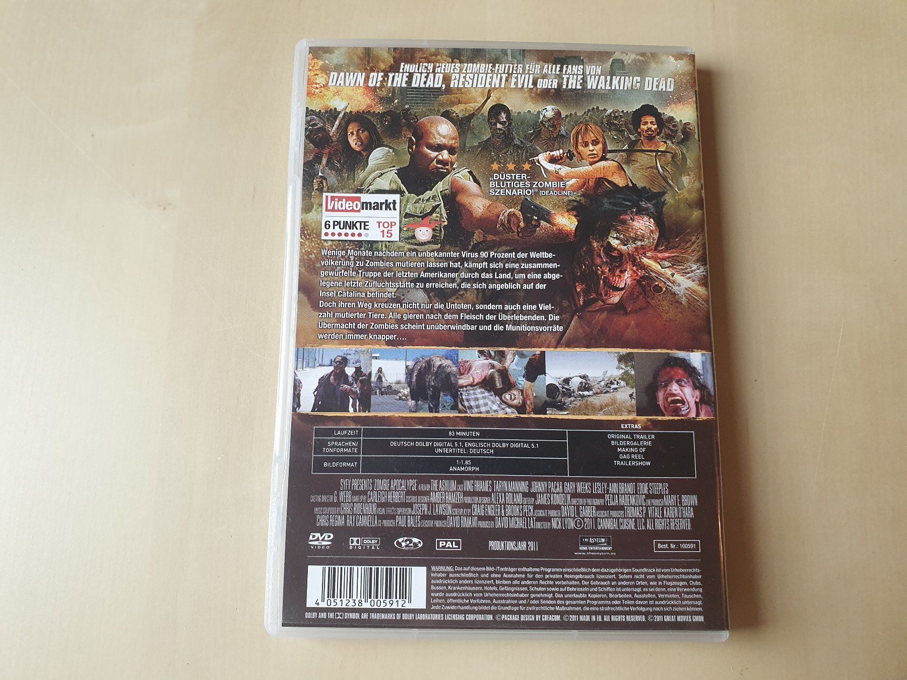 Tous les DVDs: 2012 Zombie Apocalypse – D'occasion à Stansstad par collectorsshop 1