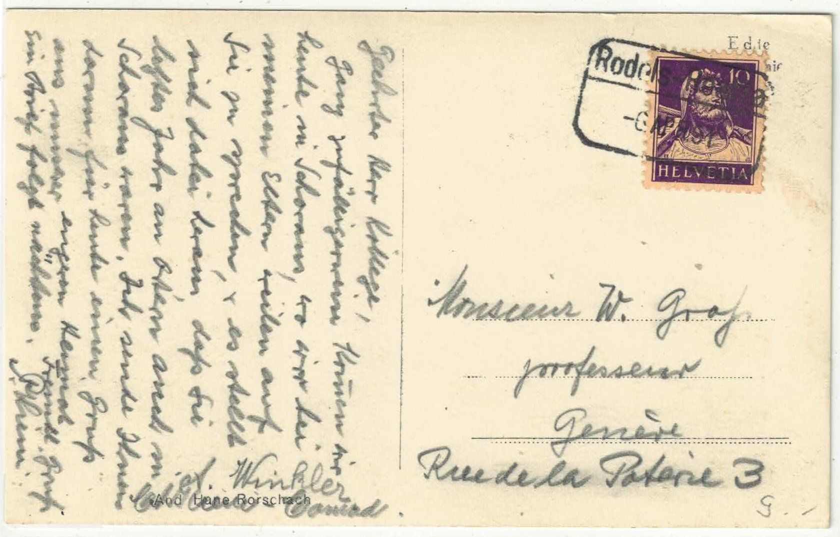 Cartoline postali: Scharans - Dorfpartie – Usato da Ettingen venduto da Kartenplanet 1