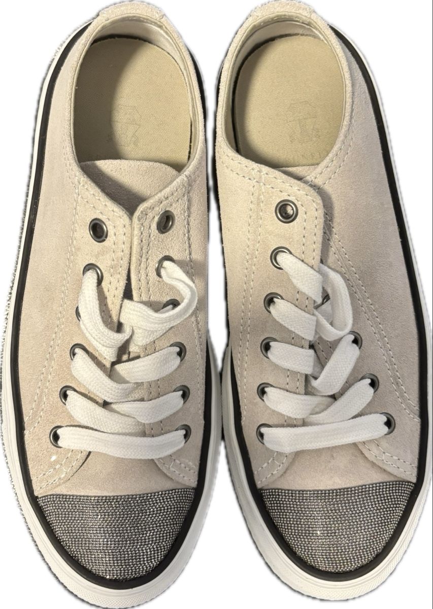 Brunello Cucinelli Scarpe da donna: Brunello Cucinelli Beige Sneakers – Usato da Chur venduto da Cuteclothes7k