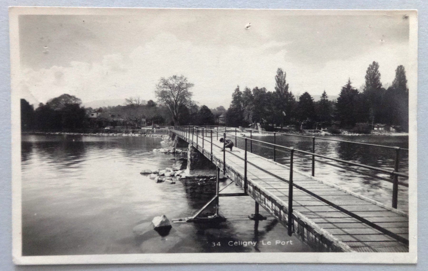 Cartoline postali: Céligny - Le Port – Difettoso da Fétigny venduto da Billy2miny