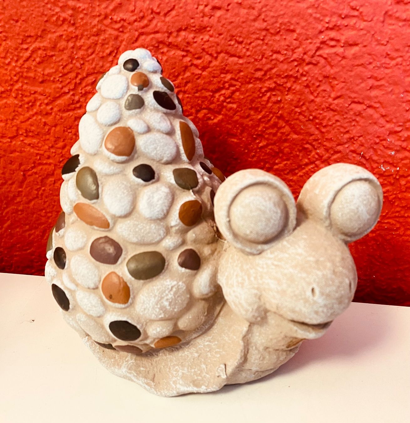 Statuette: Gartendeko Schnäcke 14x15x9.5cm.Beton - Neu – Nuovo e nell'imballaggio originale da Zäziwil venduto da Emlea 1