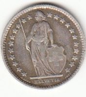 1/2 Franken 1877 ss