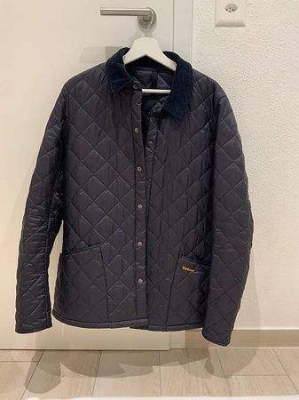 Barbour Steppjacke, Marineblau, guter Zustand, Grösse L