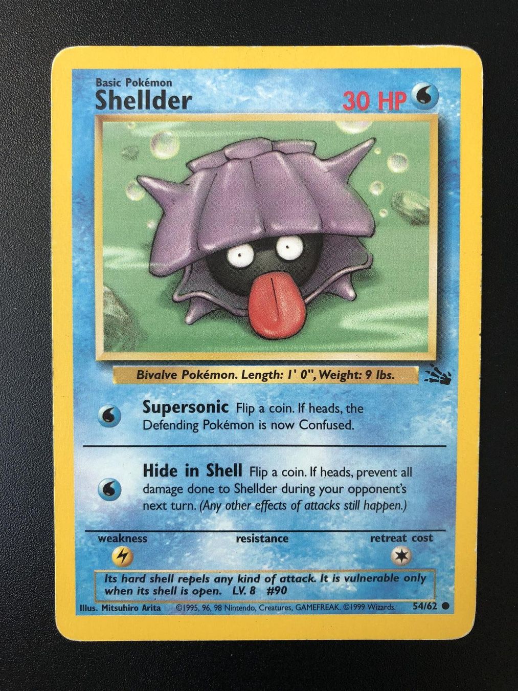 Pokémon Carte collezionabili: Shellder Fossil Set 54/62 (EN) – Usato da Windisch venduto da sevenless91