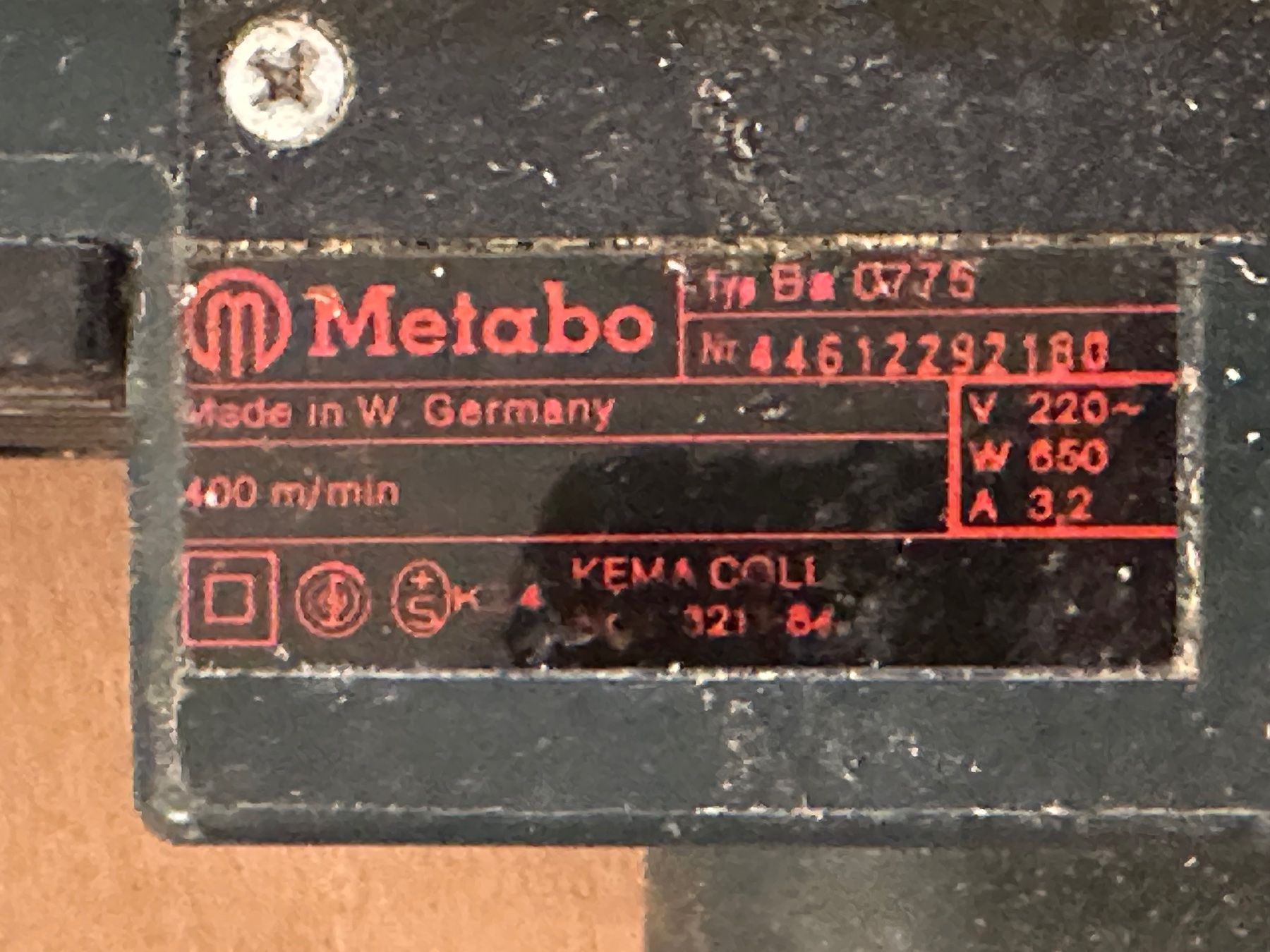Metabo Schleifen & Polieren: Metabo Bandschleifer Ba 0775 – Gebraucht aus Stallikon von Rsiri 2