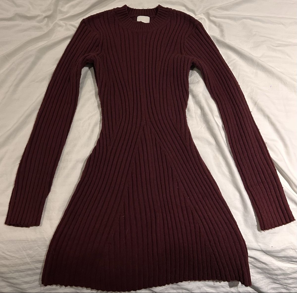 H&M Vestiti: H&M Strickkleid (Bordeaux) – Usato da Basel venduto da Christopher123 1