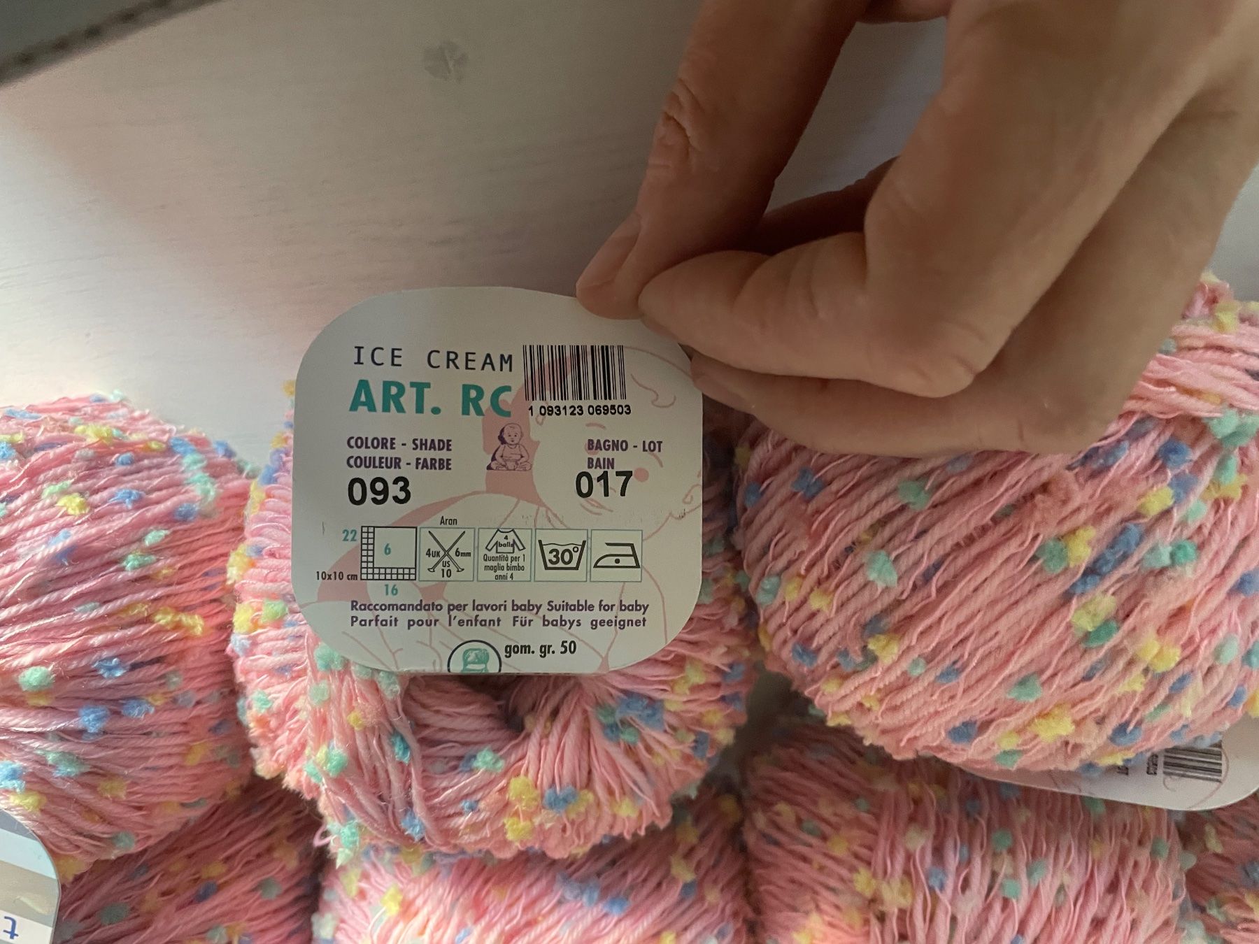 Lana: 1Knäuel Adriafil Ice Cream Trends – Nuovo (secondo la descrizione) da Büsserach venduto da bor_s88m 1