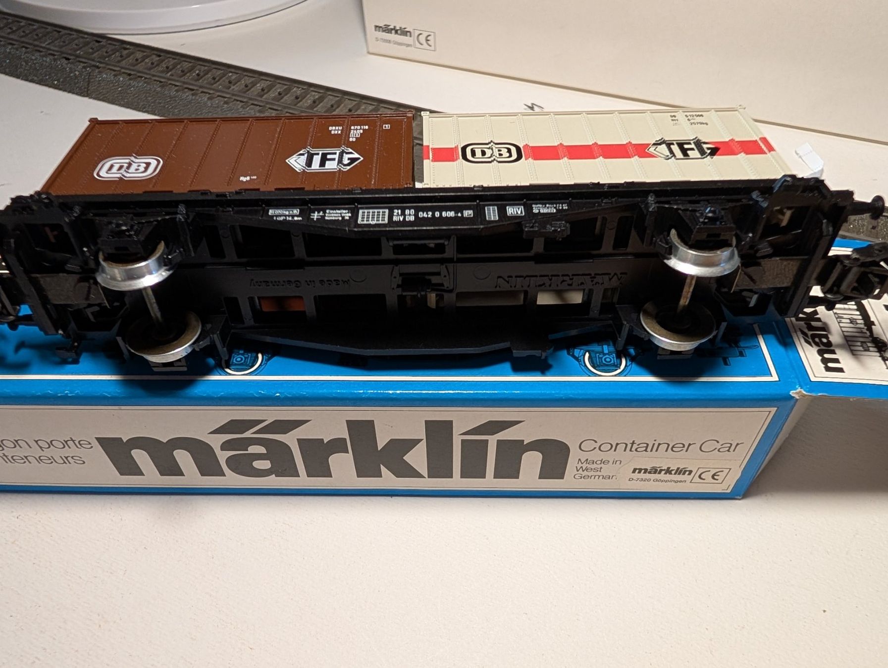 Märklin Modelleisenbahnen: Märklin 4664 Containerwagen – Neu (gemäss Beschreibung) aus Steffisburg von Narzisse 1