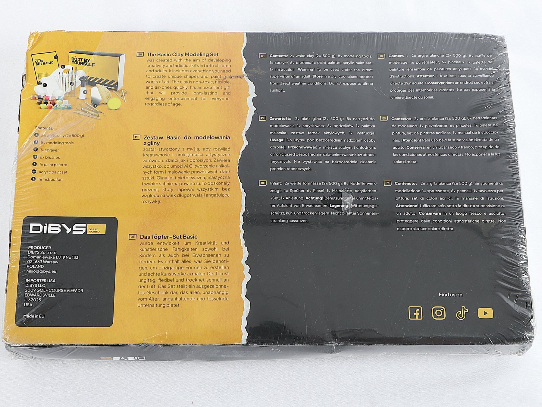 Modelliermasse: DIBYS MODELING CLAY KIT – Neu und originalverpackt aus Steinen von Restwert_Steinen 1