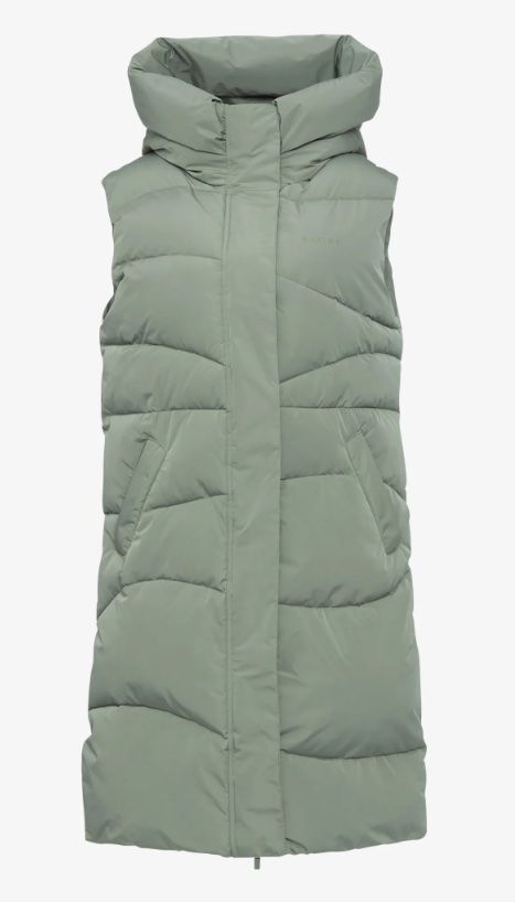 Gilet & Giacche senza maniche: Mazine, lange Steppweste mit Kapuze, Gr. XS – Usato da Zürich venduto da snowow 2