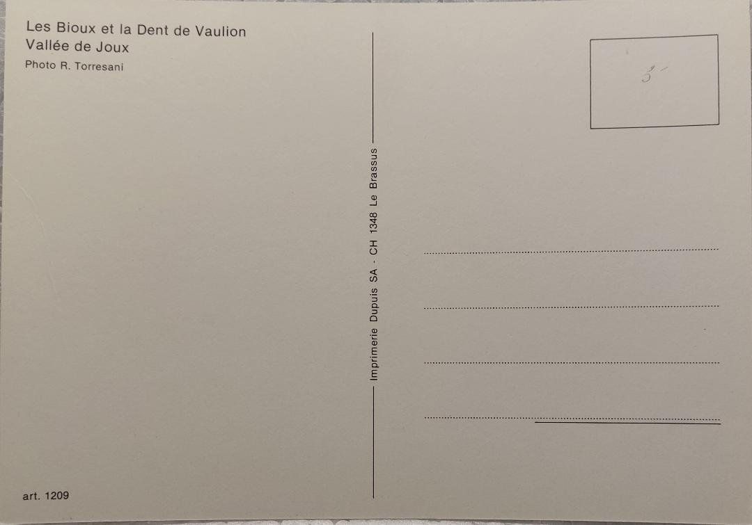 Cartoline postali: LES BIOUX et la DENT de VAULION – Nuovo (secondo la descrizione) da Delémont venduto da Domdom1 1