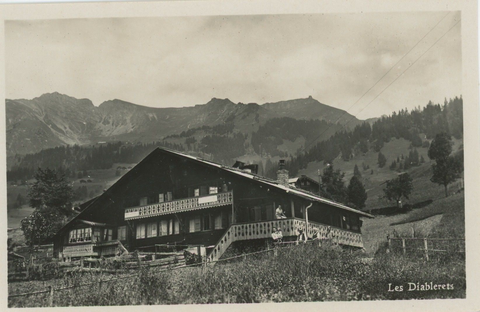 Cartoline postali: Les Diablerets, chalet – Usato da Crémines venduto da Falta