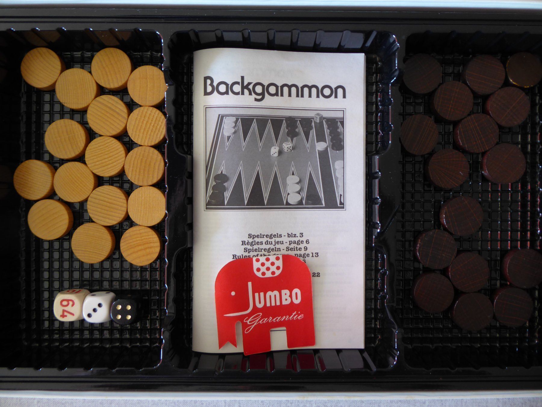 Spiele: Tolles Backgammon, Jumbo Spiele 1983 – Gebraucht aus Turbenthal von Panau 2