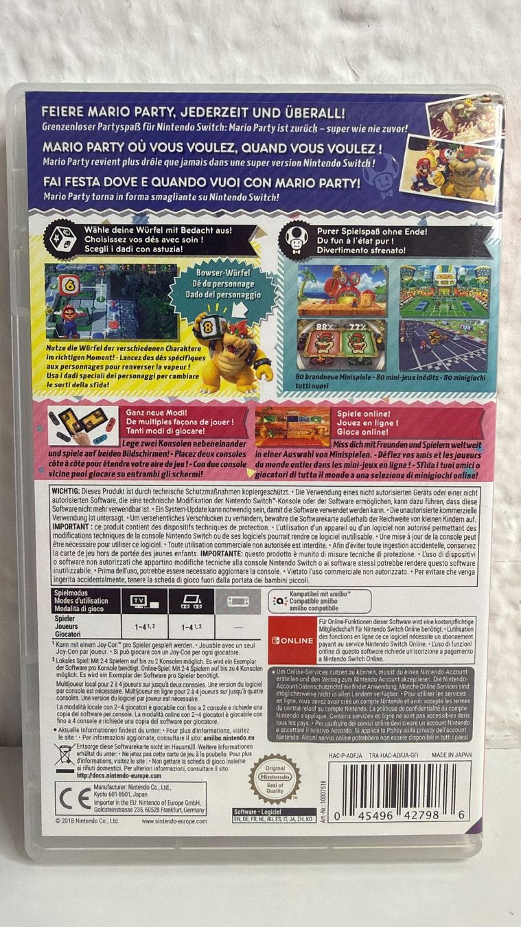 Super Mario Party für Nintendo Switch (Gebraucht) in Ehrendingen für ...