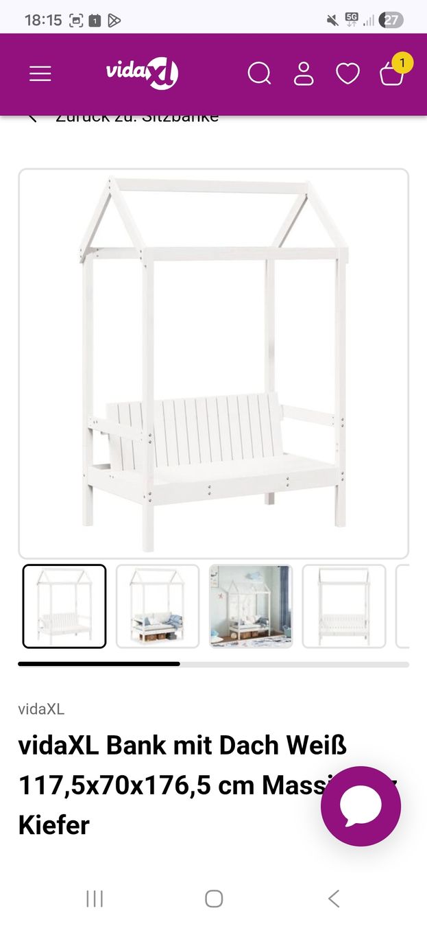 Panchine: sitzbank – Nuovo e nell'imballaggio originale da Urtenen-Schönbühl venduto da ger_lv75