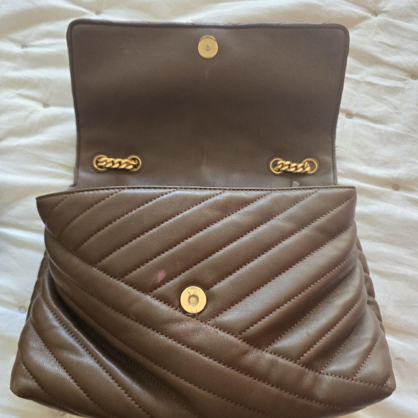 Tory Burch Taschen für Damen: Tory Burch Brown Snholder Bag – Gebraucht aus Genève von pki_p8bz 4