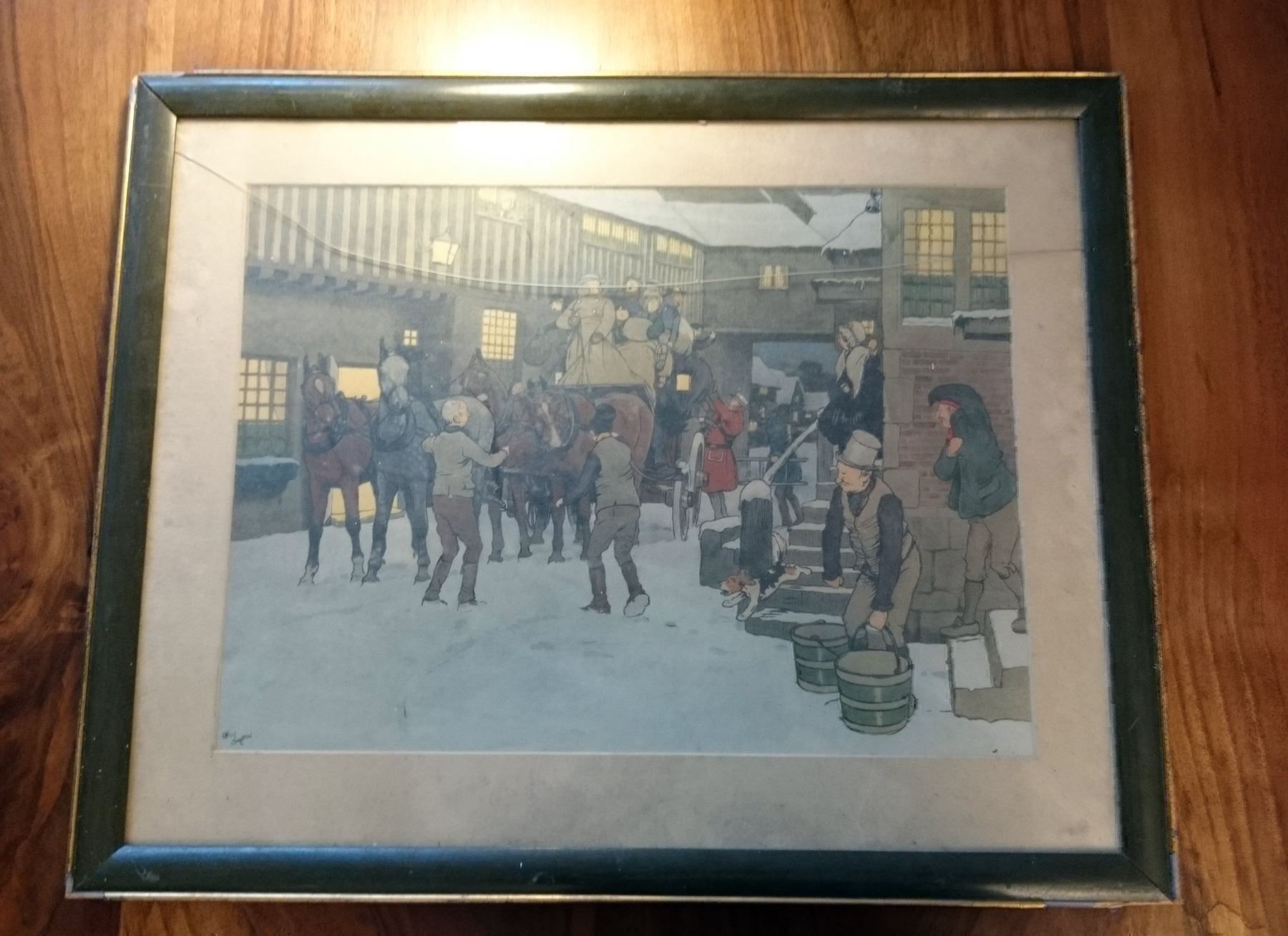 Poster & Bilder: Altes Bild von Cecil Aldin / Original? – Gebraucht aus Berneck von Hansi_Muenz