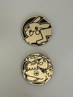 Pokemon Münzen (Pikachu und Bisaflor)