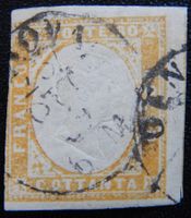 Sardinien Altitalien Kat. 14b gest. 1858 Kat. 350 Euro