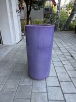 2 grosse Keramik Pflanzkübel / Blumentöpfe – ca. 80 cm – vio