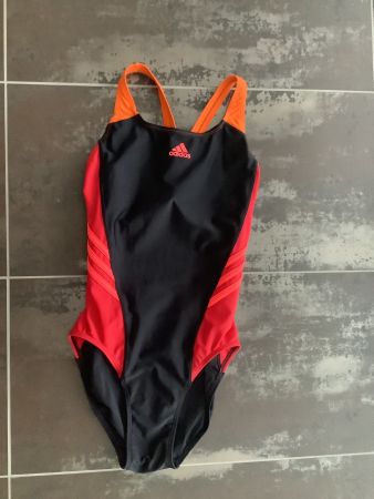 Adidas Damen Badeanzug Grösse 36 Sportbadanzug schwarz ro...