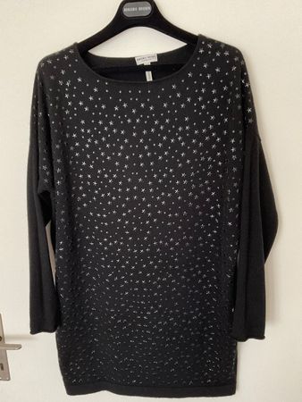 BONGENIE GRIEDER 100% Kaschmir Pullover Gr M schwarz