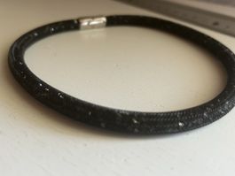 Swarovski Stardust Doppelarmband, schwarz, Top Zustand