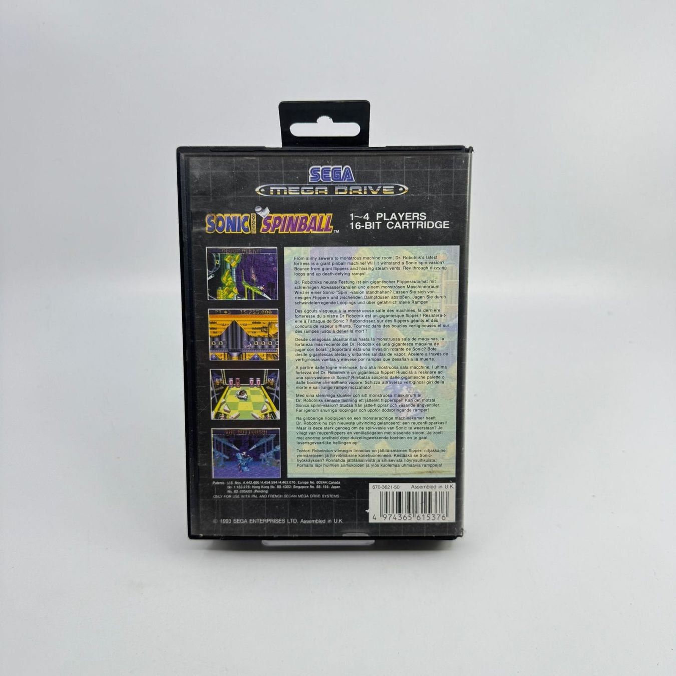 Giochi: Sonic the Hedgehog Spinball (Sega Mega Drive) – Usato da Herisau venduto da Seyashop1 2