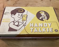 Vintage Spielzeug, "HANDY TALKIE"