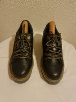 winterfest Schwarz Lederschuhe in der grösse 42
